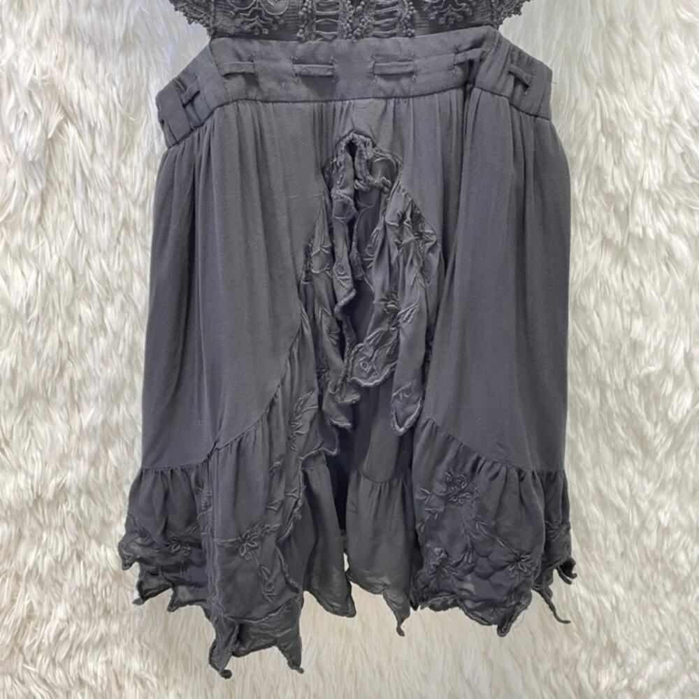 Free People Black Fair Cut Out Dress Size 6 - Picture 4 of 14